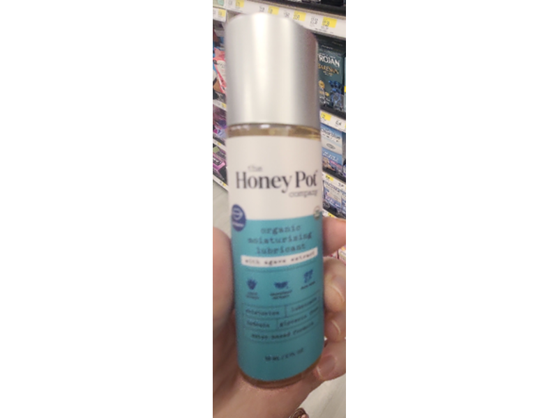 The Honey Pot Company Organic Moisturizing Lubricant with Agave Extract, 2 fl oz/60 mL