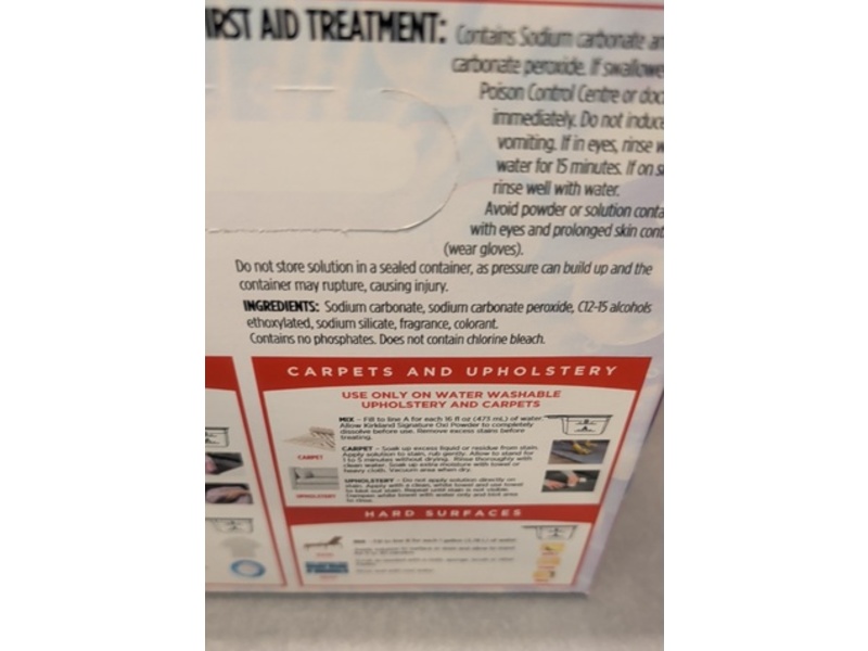 Kirkland Signature Oxi Powder Laundry Booster & Multipurpose Stain Remover, 328 Loads, 5 kg