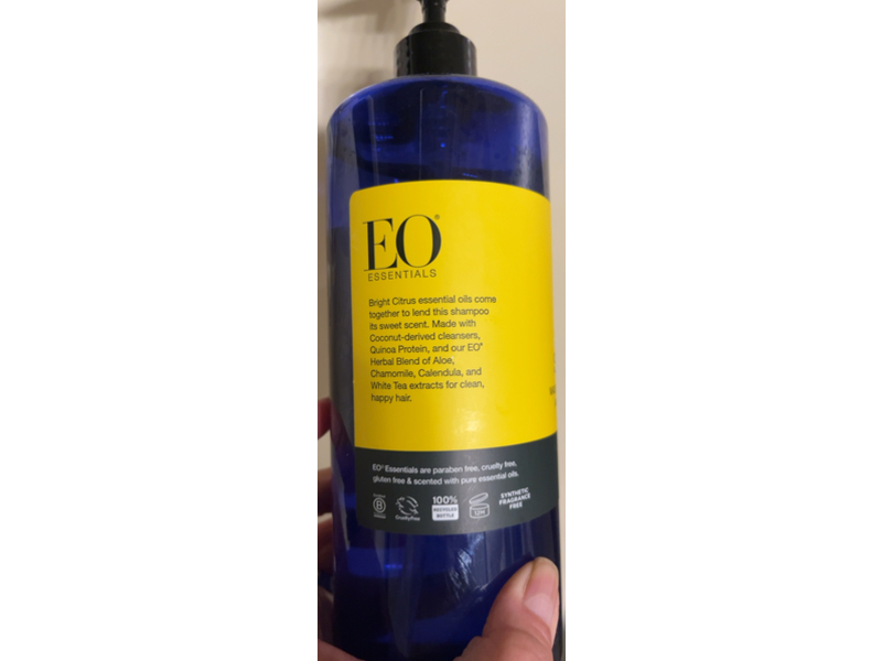 EO Essentials Nourishing Shampoo, Sweet Orange, 32 fl oz/946 mL
