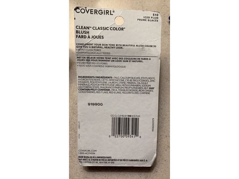 CoverGirl Classic Color Blush, 510 Iced Plum