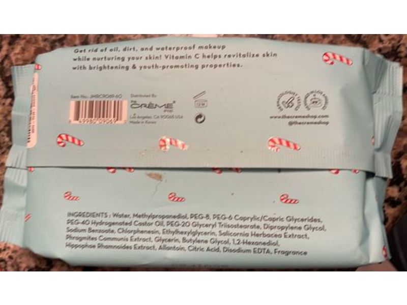 The Creme Shop Makeup Removing Wipes, 8.28 oz/235 g