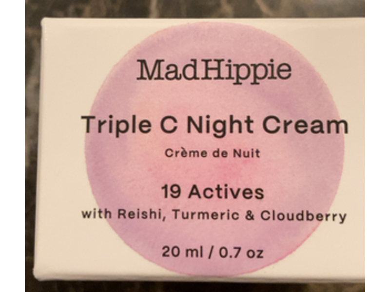 Mad Hippie Triple C Night Cream, Reishi, Turmeric & Cloudberry, 0.7 oz/20 mL