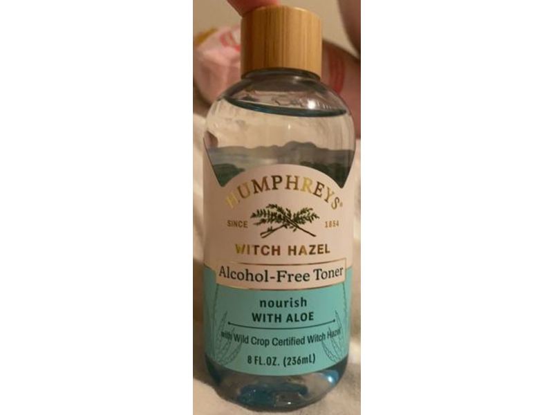 Humphreys Witch Hazel Alcohol-Free Toner, Aloe, 8 fl oz