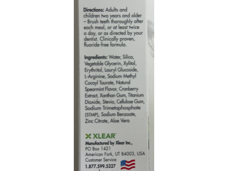 Spry Enamel Max Toothpaste, Spearmint, 5 oz/141 g