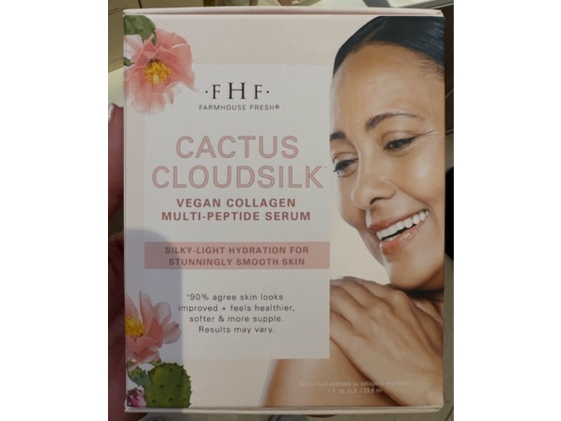 Farmhouse Fresh Cactus Cloudsilk Multi-Peptide Serum, 1 fl oz/29.6 mL