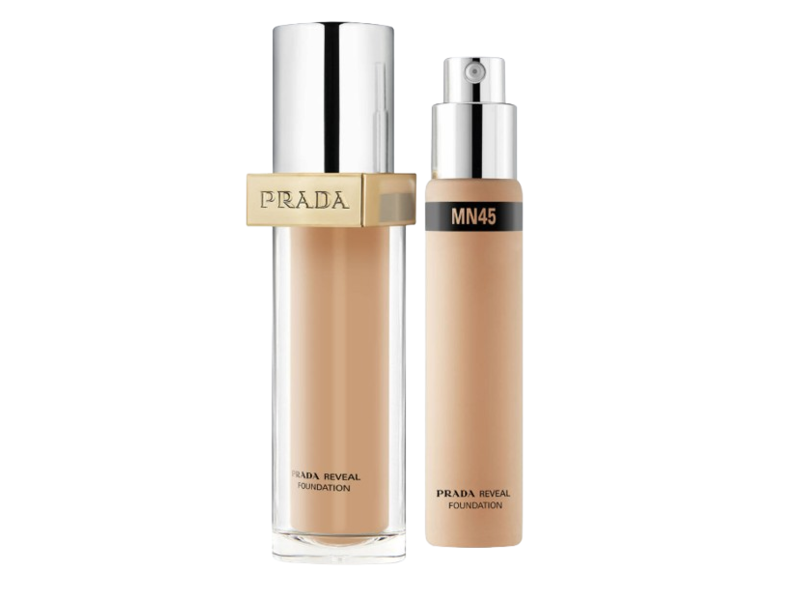 Prada Reveal Skin Optimizing Foundation, SPF 17, MN45, 1 fl oz/30 mL
