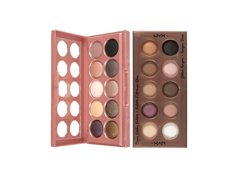 NYX Professional Makeup Dream Catcher Shadow Palette, Golden Horizon, 0.5 oz