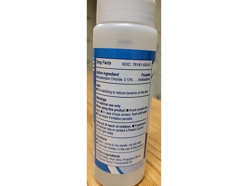 Gentle Care Solutions Foaming Hand & Skin Sanitizer, 7.5 fl oz/220 mL