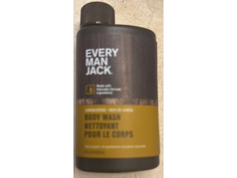 Every Man Jack Body Wash, Sandalwood, 3 fl oz/90 mL