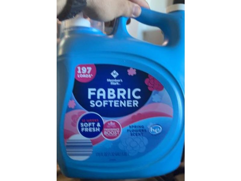 Member's Mark Fabric Softener, Spring Flowers, 197 Lords, 170 fl oz/5.02 L