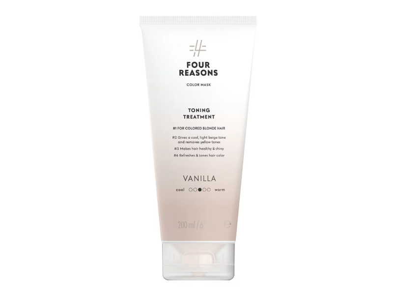 Four Reasons Color Mask Toning Treatment, Vanilla, 6.76 fl oz/200 mL