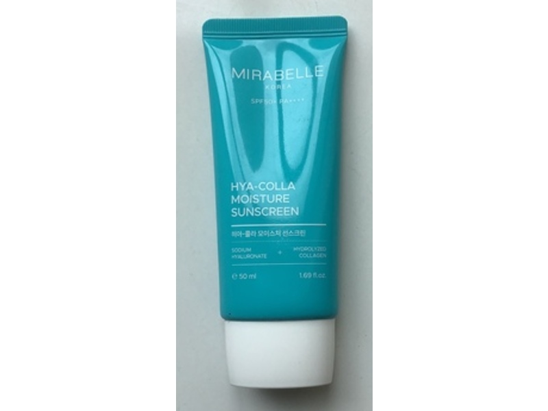 Mirabelle Korea Hya-Colla Moisture Sunscreen, SPF 50+ PA++++, 1.69 fl oz/50 mL