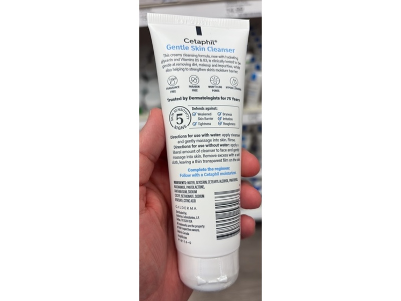 Cetaphil Gentle Skin Cleanser, 3.4 fl oz/100 mL