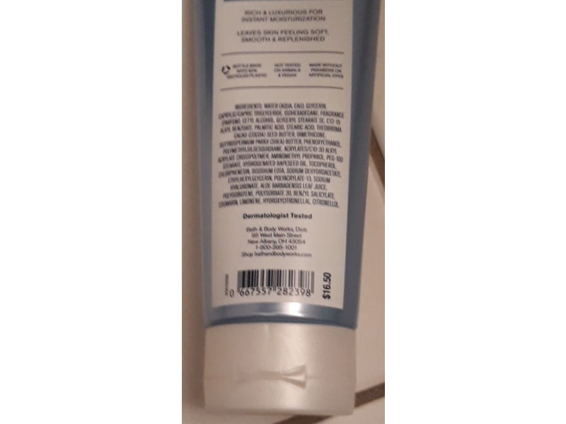 Bath & Body Works Ultimate Hydration Body Cream, Frosted Coconut Snowball, 8 oz/226 g