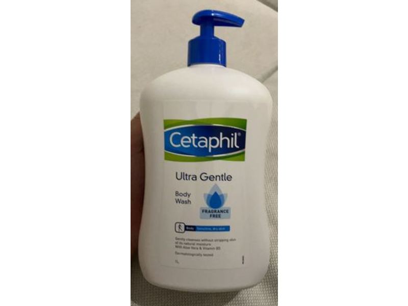Cetaphil Ultra Gentle Body Wash, Fragrance Free, 1 L