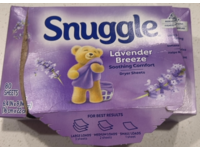 Snuggle Soothing Comfort Dryer Sheets, Lavender Breeze, 80 Count - Image 3