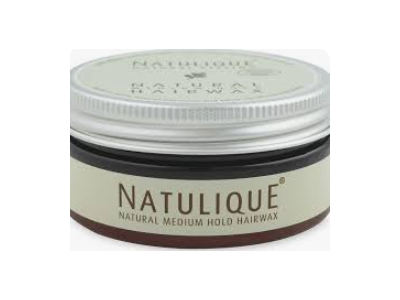 Natulique Natural Medium Hold Hair Wax, Argan & jojoba, 2.54 fl oz/75 mL