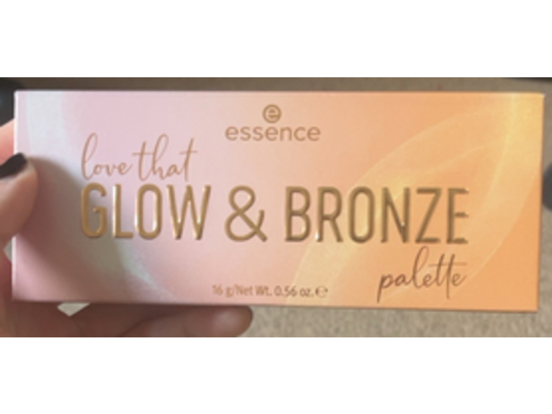 Essence Glow & Bronze Eyeshadow Palette, Goddess Glow, Sunkissed Sparkle & Tropical Sunlight, 0.56 oz/16 g