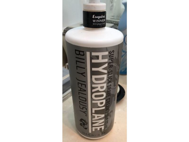 Billy Jealousy Hydroplane Super-Slick Shave Cream, 33.8 fl oz/1 L