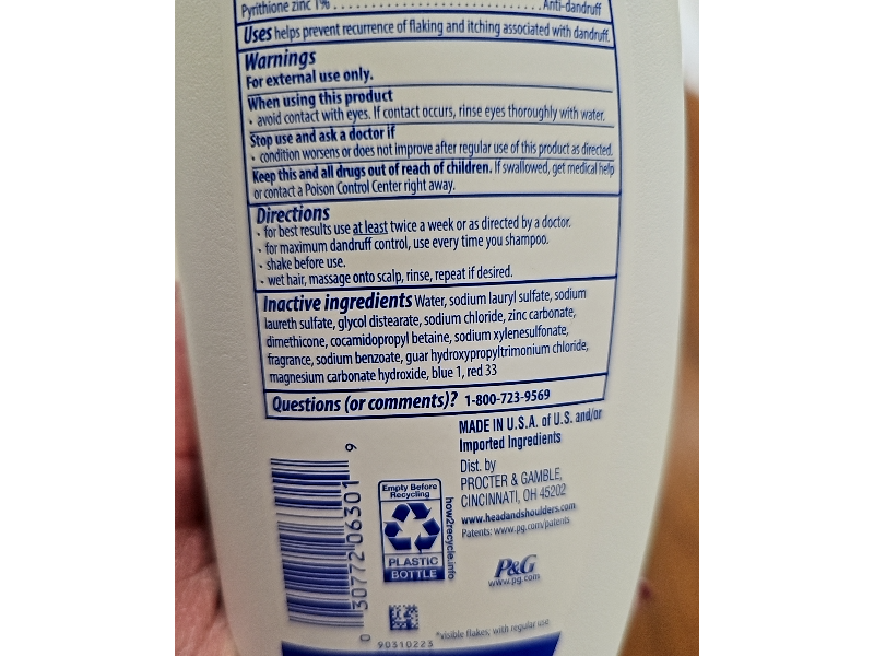 Head & Shoulders 2 In 1 Men Dandruff Shampoo + Conditioner, Bourbon, 12.5 fl oz/370 mL