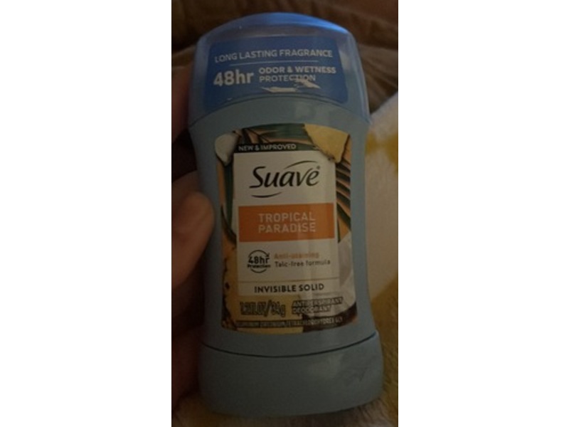 Suave Antiperspirant Deodorant, Tropical Paradise, 1.2 fl oz/34 g