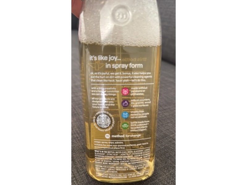 Method All-Purpose Cleaner, Lemon + Freesia, 28 fl oz