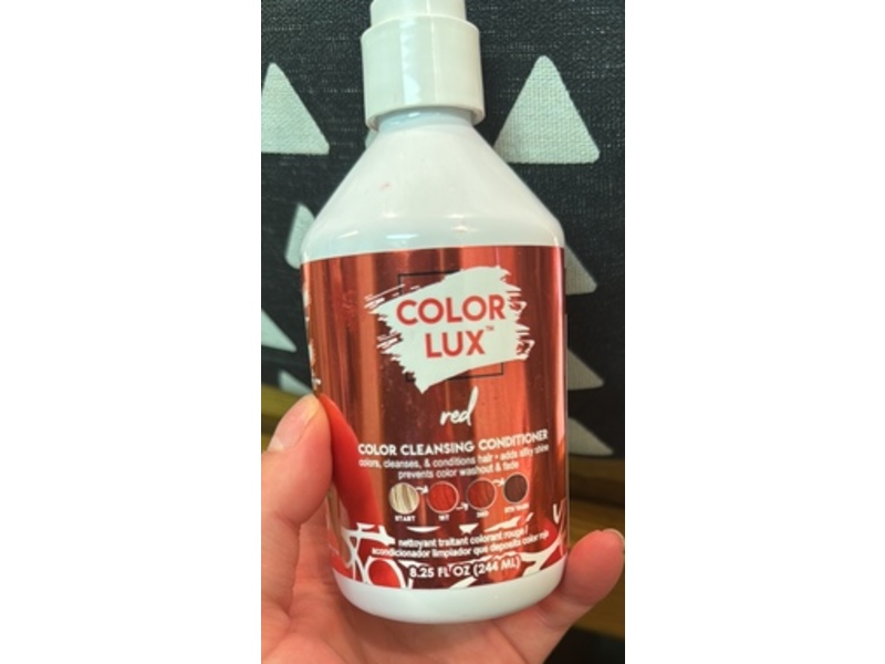 Color Lux Color Cleansing Conditioner, Red, 8.25 fl oz/244 mL