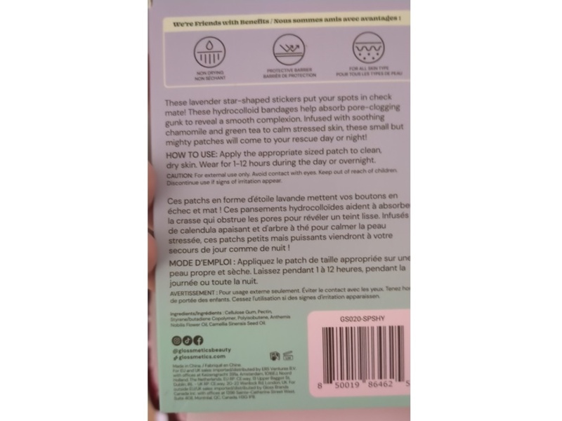 Glossmetics Sticker Slap, 40 Count