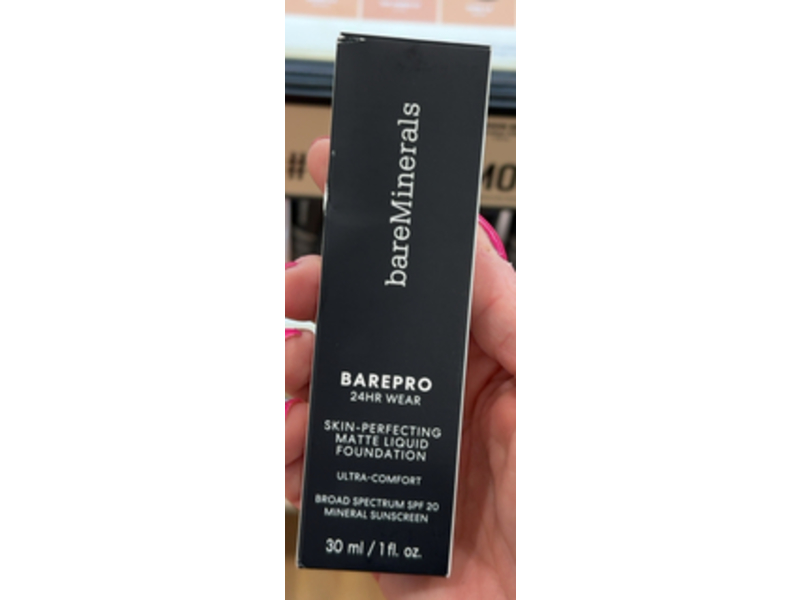 BareMinerals Barepro Skin-Perfecting Matte Liquid Foundation, SPF 20 Medium 30 Cool, 1 fl oz/30 mL