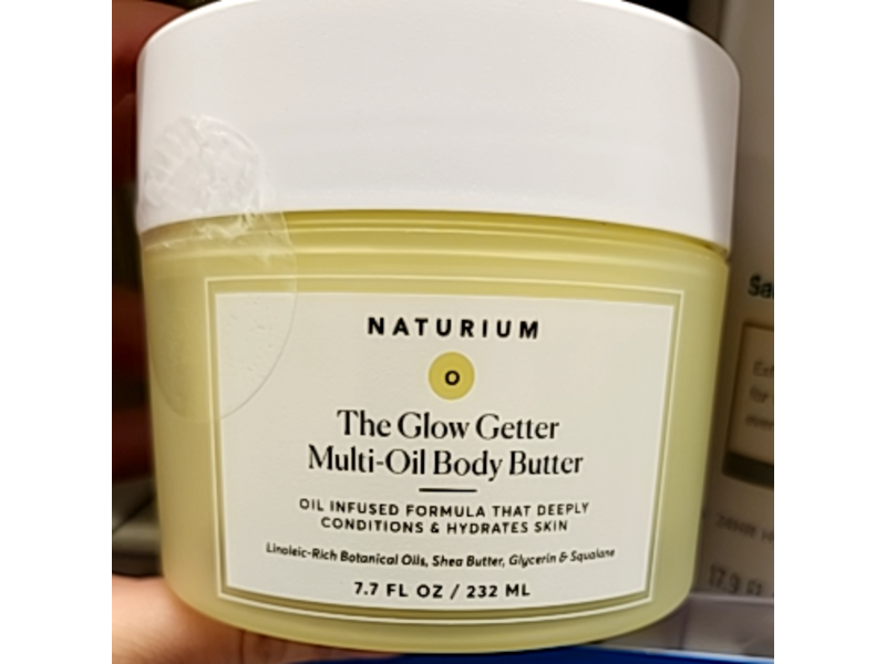 Naturium The Glow Getter Whipped Multi-Oil Body Butter, 7.7 fl oz/232 mL