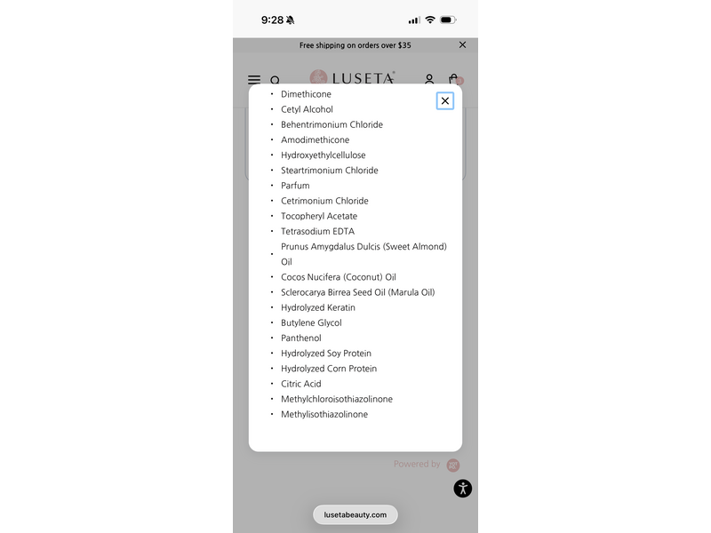 Luseta Hair Mask, Coconut Milk, 16.9 fl oz/500 mL
