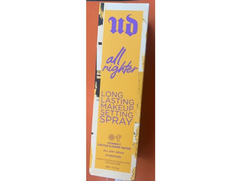 Urban Decay Makeup Setting Spray, All Nighter, 4 fl oz/118 mL