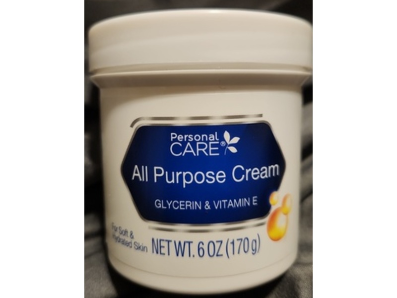 Personal Care All Purpose Cream, Glycerin & Vitamin E, 6 oz/170 g