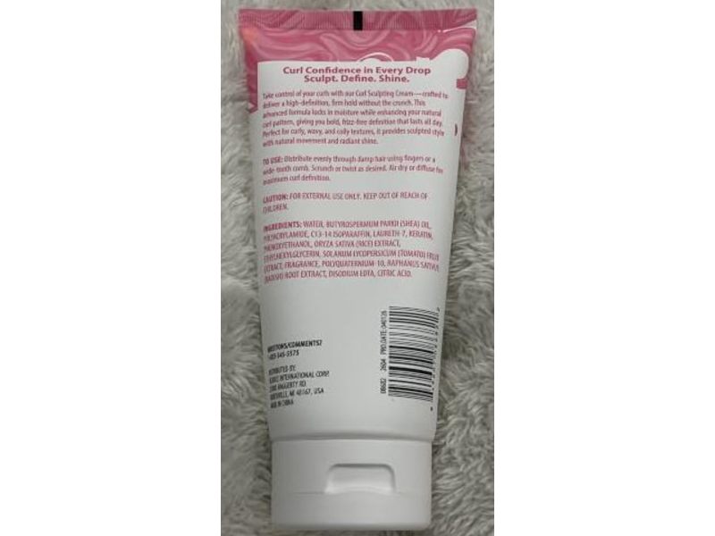SPA Luxury Frizz Control Curl Sculpting Cream, 6 fl oz/177 mL