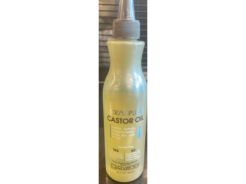 Giovanni Smoothing Castor Oil, Hexane Free, 8.5 fl oz/250 mL