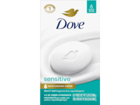 Dove Sensitive Skin Moisturizing Cream Bar, 3.75 oz/106 g, Pack Of 6 - Image 2