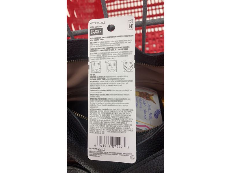 Maybelline Instant Age Rewind Eraser Multi-Use Concealer, 142 Golden, 0.2 fl oz/6 mL