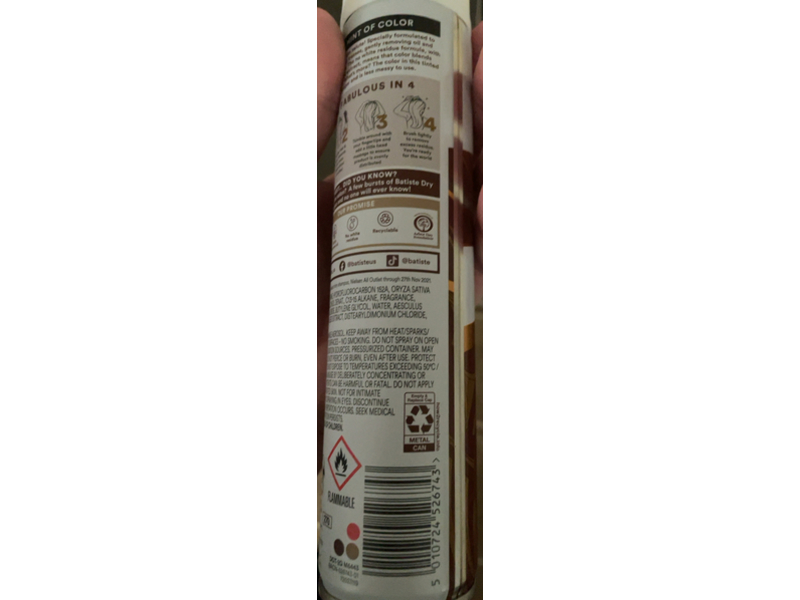 Bastite Dry Shampoo, Brunette, 3.81 oz/108 g