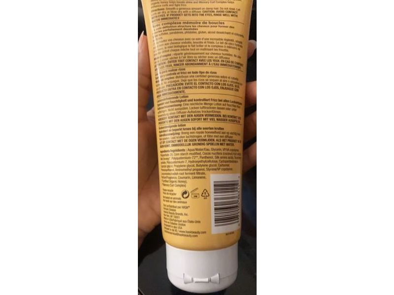 Hask Curl Enhancing Lotion, Coconut Milk & Organic Honey, 8 fl oz/235 ml