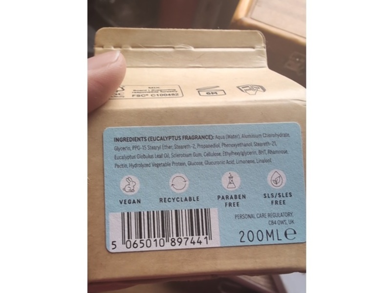 Life Supplies Antiperspirant, Eucalyptus, 200 mL