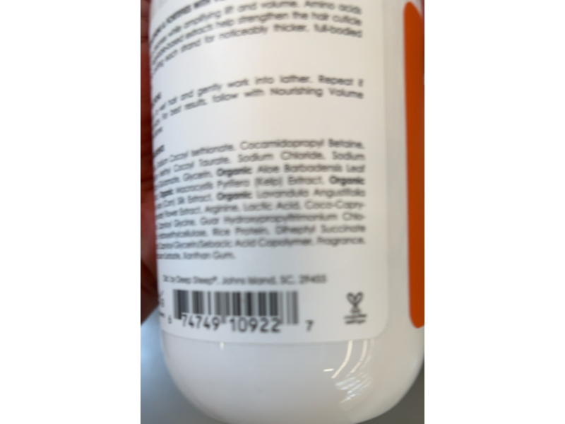 Deep SteepVolume Nourishing Volume Shampoo, 17 fl oz/503 mL