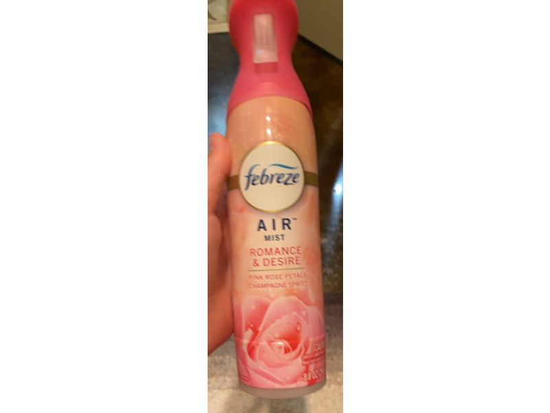 Febreze Romance & Desire Air Mist, Pink Rose Petals, 8.8 oz/250 g