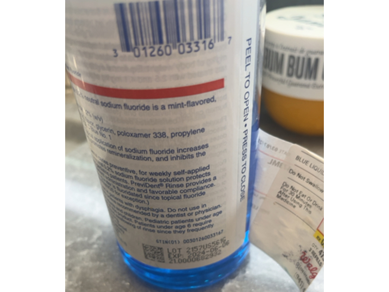 Colgate Prevident Rinse, Cool Mint, 16 fl oz/473 mL (RX)