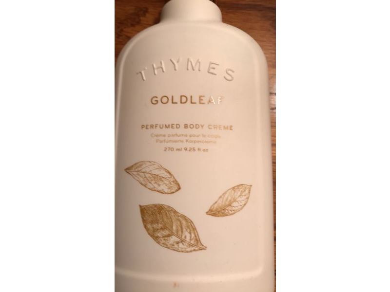 Thymes Goldleaf Perfumed Body Creme, 9.25 fl oz/270 mL