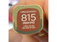 L'oreal Paris Colour Riche Lipstick, 815 Ginger Spice, 0.13 oz/3.6 g - Image 6
