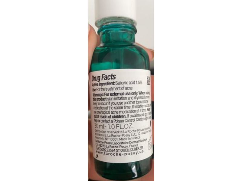 La Roche-Posay Effaclar Acne Treatment, Salicylic Acid, 1 fl oz/30 mL