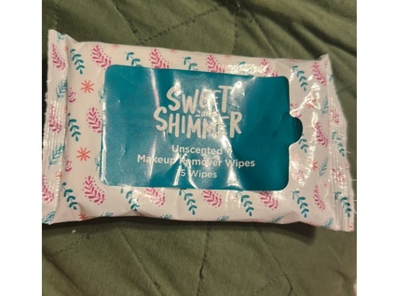 Sweet Shimmer Makeup Remover Wipes, 15 Wipes