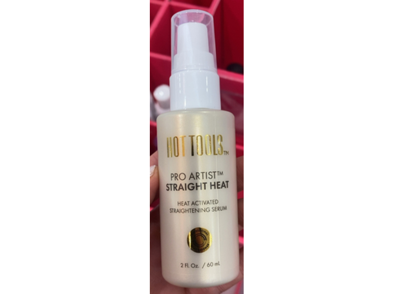 Hot Tools Pro Artist Straight Heat Activated Straightening Serum, 2 fl oz/60 mL