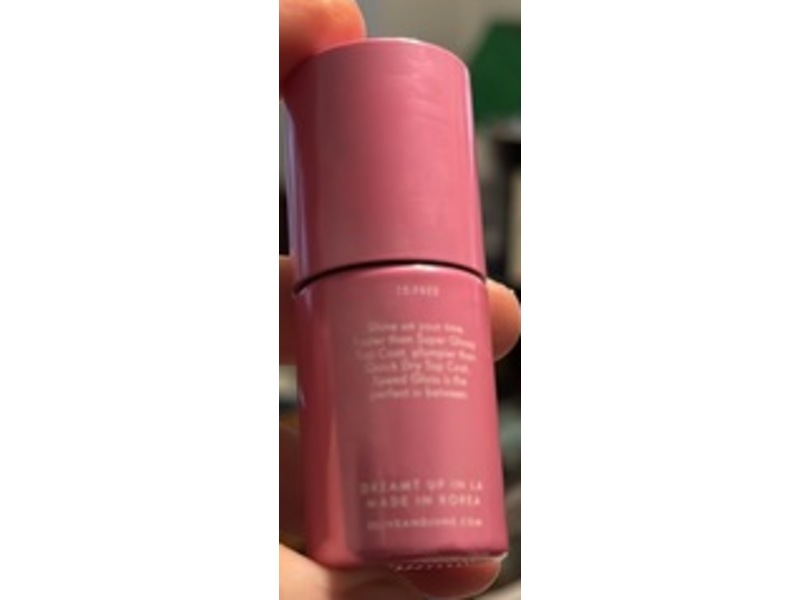 Olive & June Speed Gloss Top Coat, 0.46 fl oz