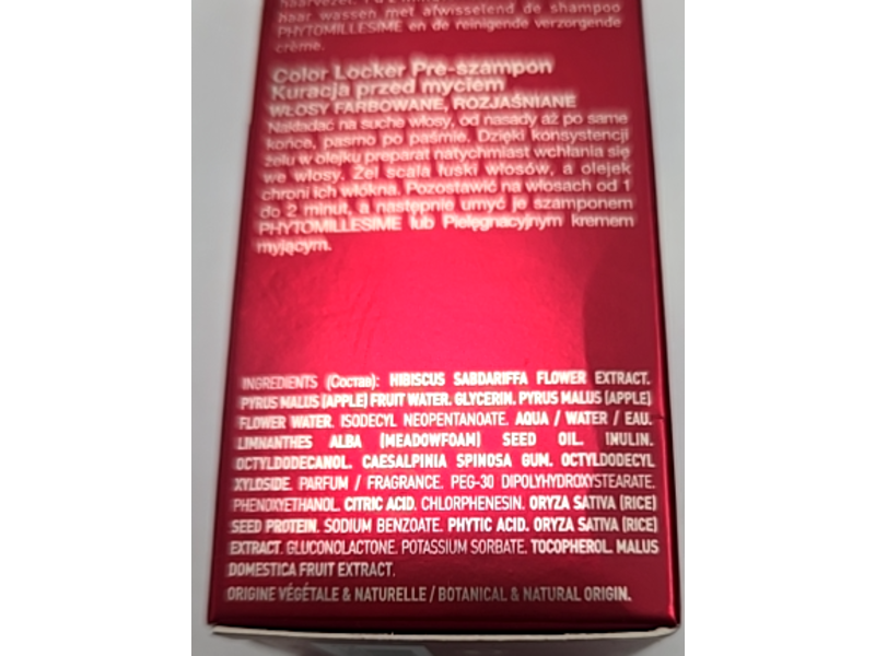 Phyto Paris Color Locker Pre-Shampooing, Phytomillesime, 30 mL